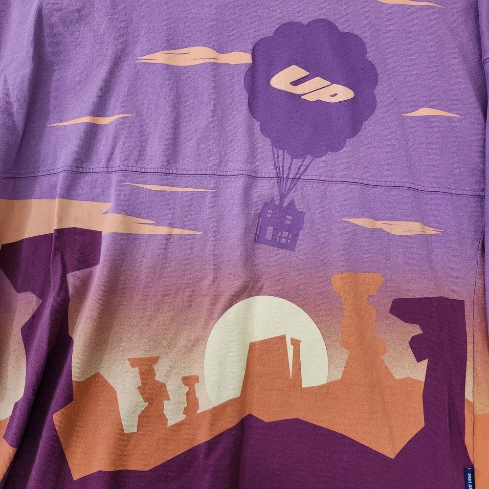 Disney Parks Paradise Falls KevinUp Spirit Jersey Long-Sleeve Shirt Size Medium - Picture 7 of 16